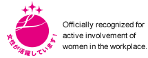 Officially recognized for active involvement of women in the workplace.